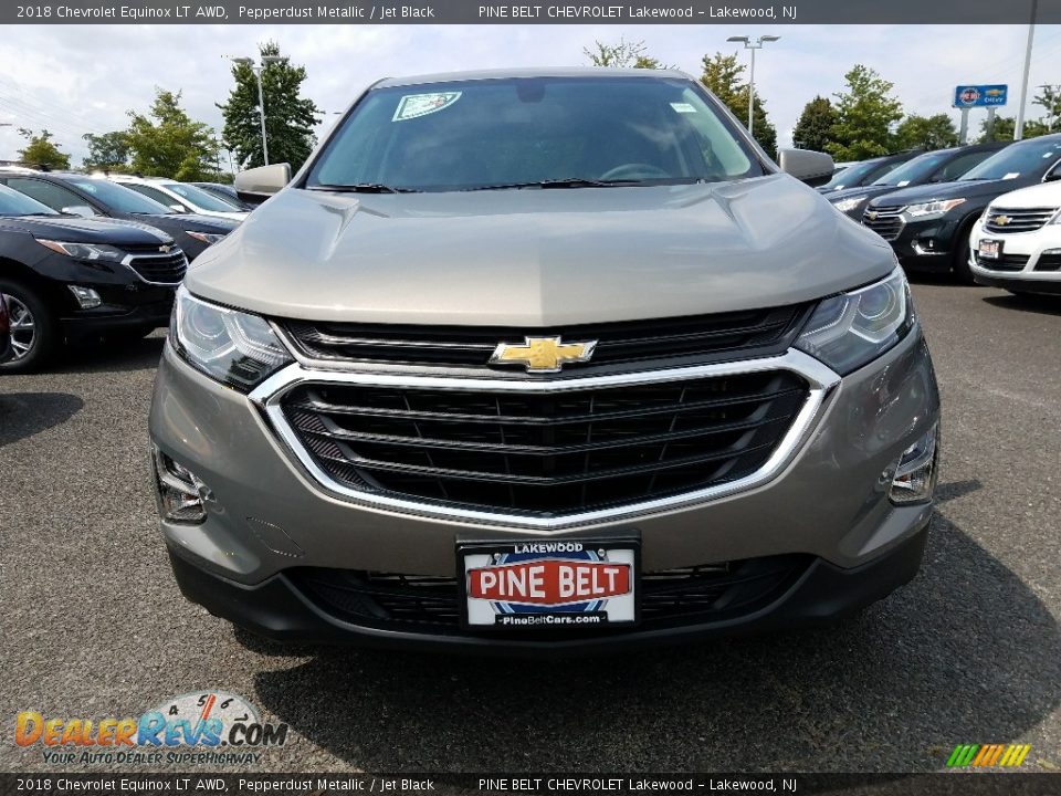 2018 Chevrolet Equinox LT AWD Pepperdust Metallic / Jet Black Photo #2
