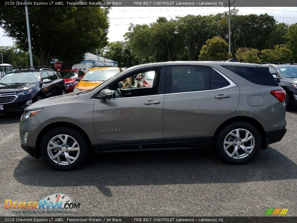 2018 Chevrolet Equinox LT AWD Pepperdust Metallic / Jet Black Photo #3