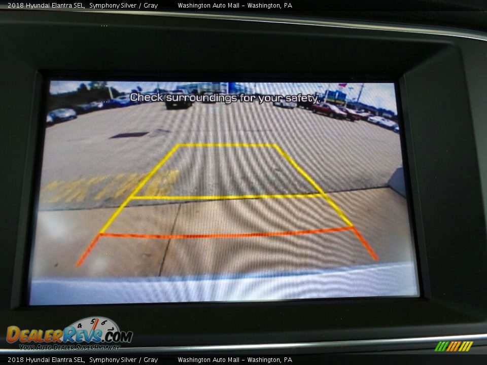 2018 Hyundai Elantra SEL Symphony Silver / Gray Photo #31
