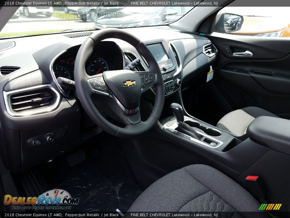 2018 Chevrolet Equinox LT AWD Pepperdust Metallic / Jet Black Photo #7