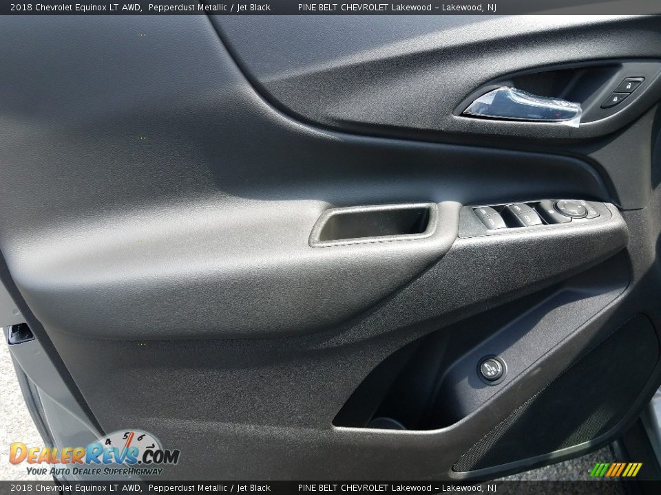 2018 Chevrolet Equinox LT AWD Pepperdust Metallic / Jet Black Photo #8
