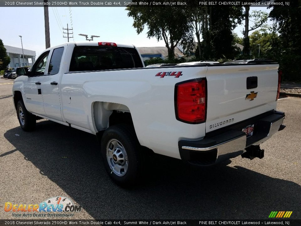 2018 Chevrolet Silverado 2500HD Work Truck Double Cab 4x4 Summit White / Dark Ash/Jet Black Photo #4