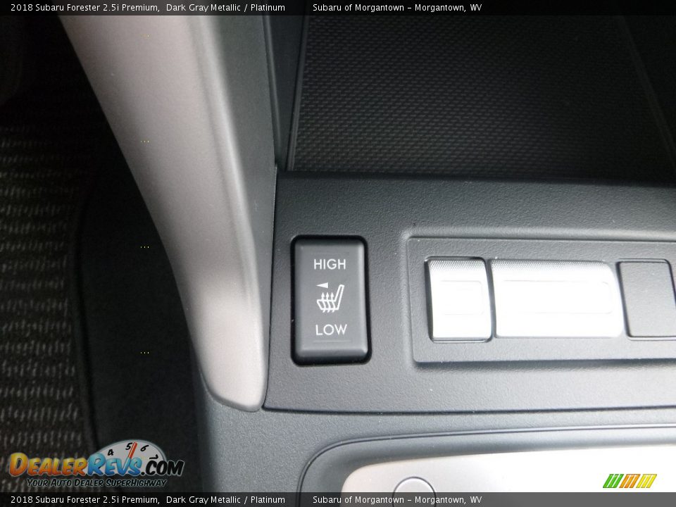 2018 Subaru Forester 2.5i Premium Dark Gray Metallic / Platinum Photo #18