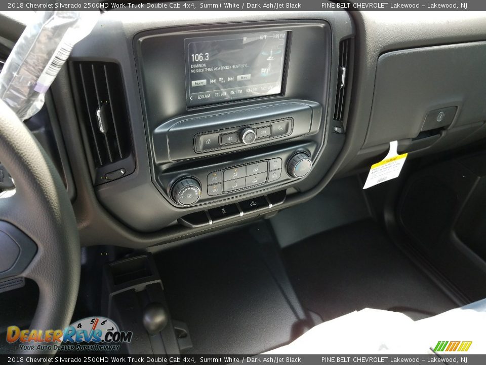 2018 Chevrolet Silverado 2500HD Work Truck Double Cab 4x4 Summit White / Dark Ash/Jet Black Photo #10