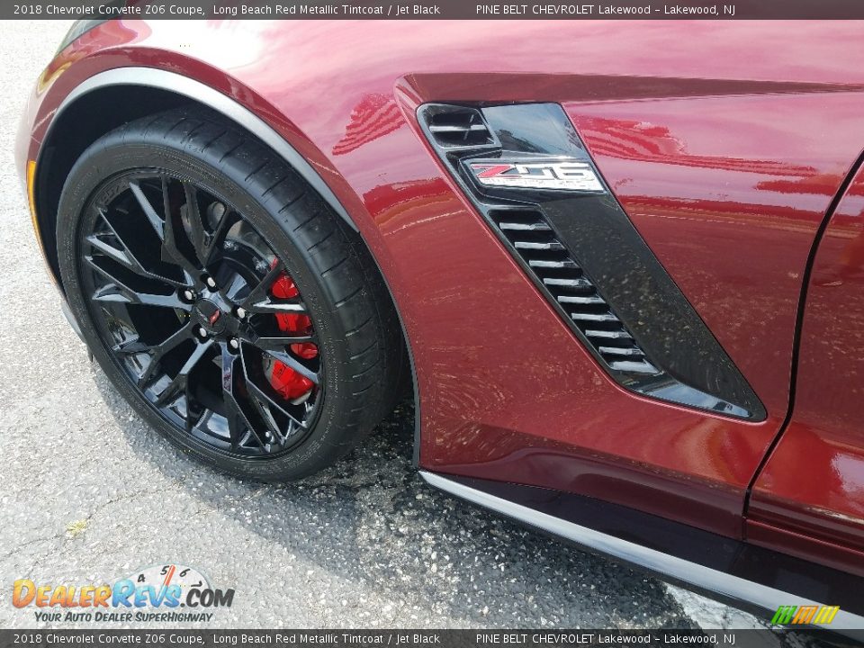 2018 Chevrolet Corvette Z06 Coupe Long Beach Red Metallic Tintcoat / Jet Black Photo #4