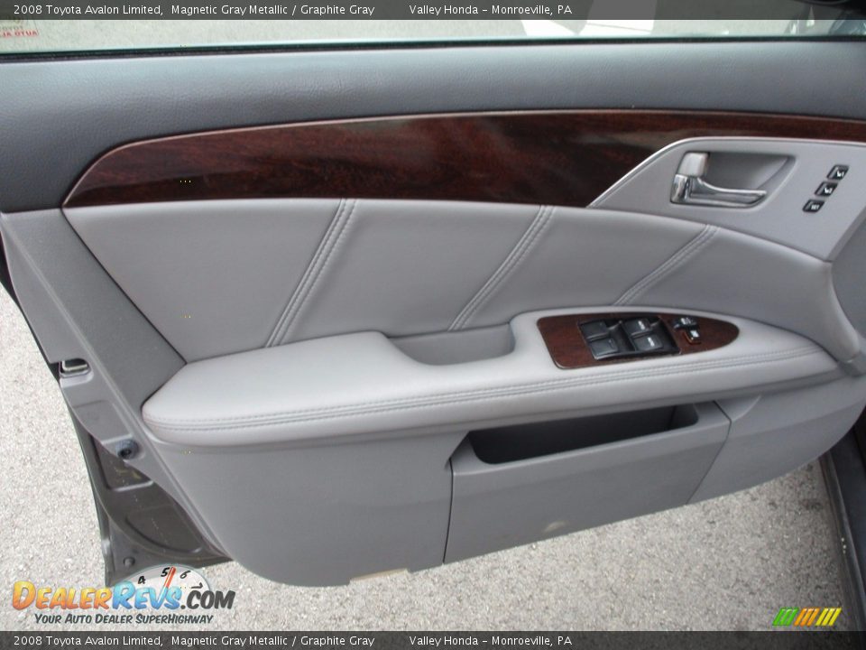 2008 Toyota Avalon Limited Magnetic Gray Metallic / Graphite Gray Photo #11