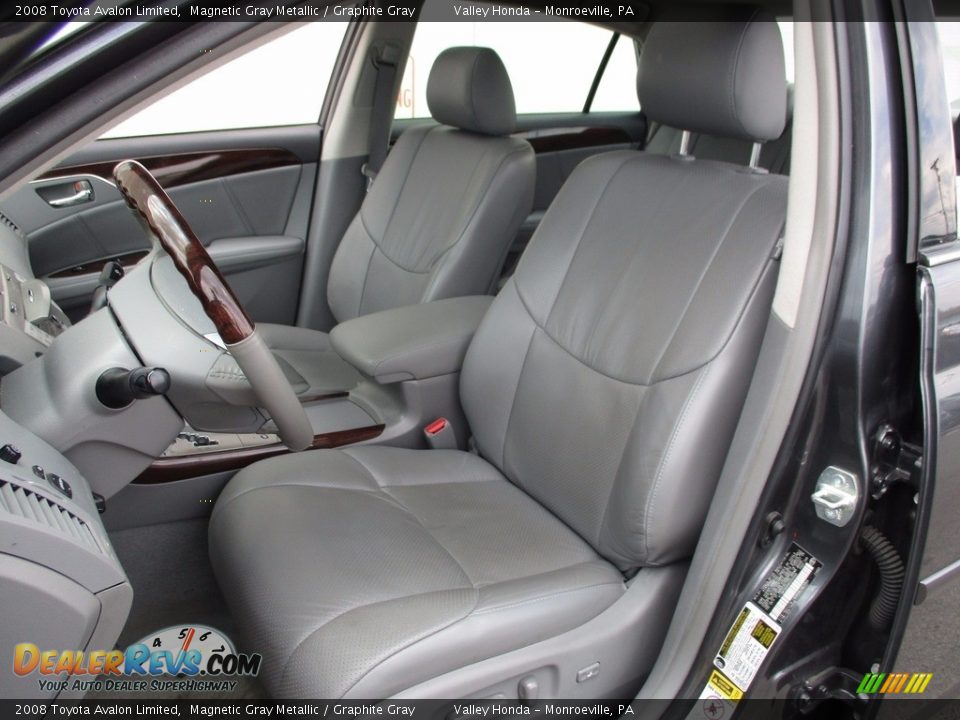 2008 Toyota Avalon Limited Magnetic Gray Metallic / Graphite Gray Photo #13