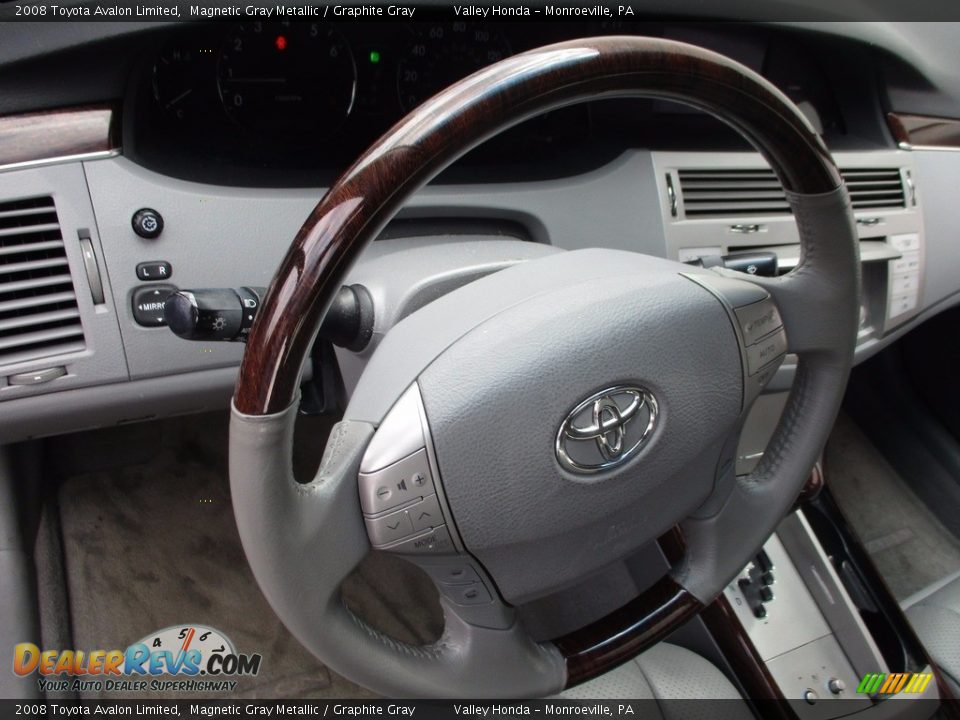 2008 Toyota Avalon Limited Magnetic Gray Metallic / Graphite Gray Photo #15