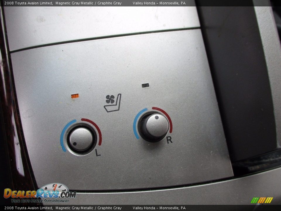 2008 Toyota Avalon Limited Magnetic Gray Metallic / Graphite Gray Photo #18