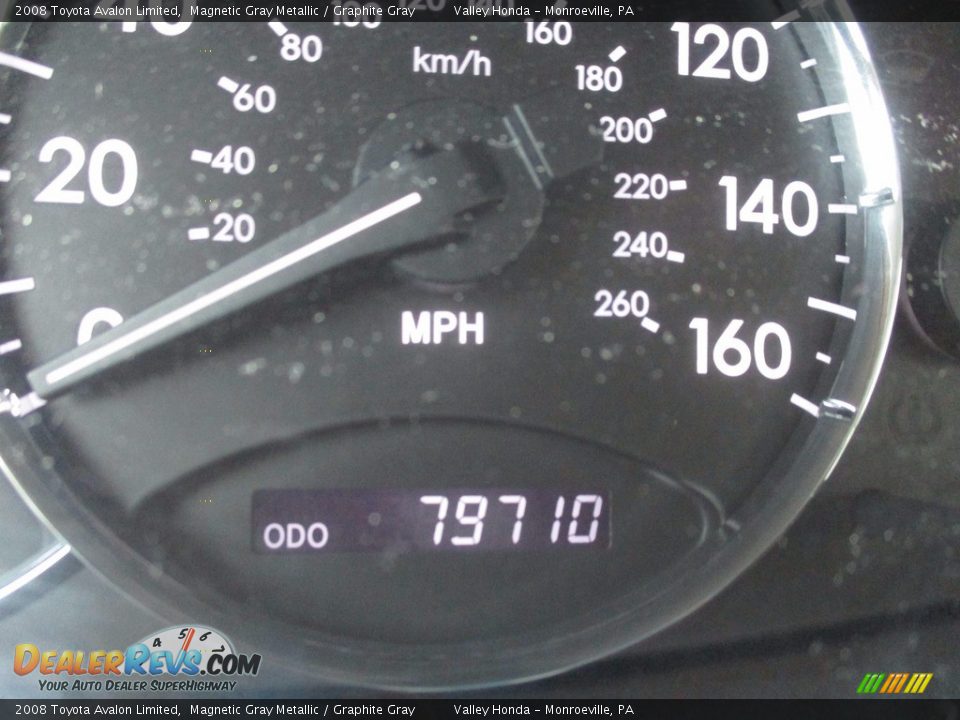 2008 Toyota Avalon Limited Magnetic Gray Metallic / Graphite Gray Photo #20