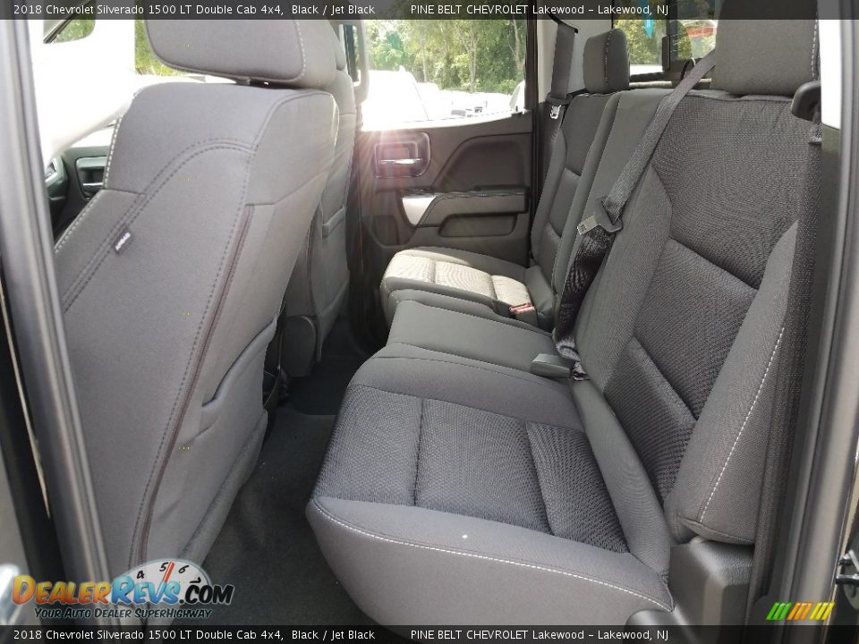 2018 Chevrolet Silverado 1500 LT Double Cab 4x4 Black / Jet Black Photo #6