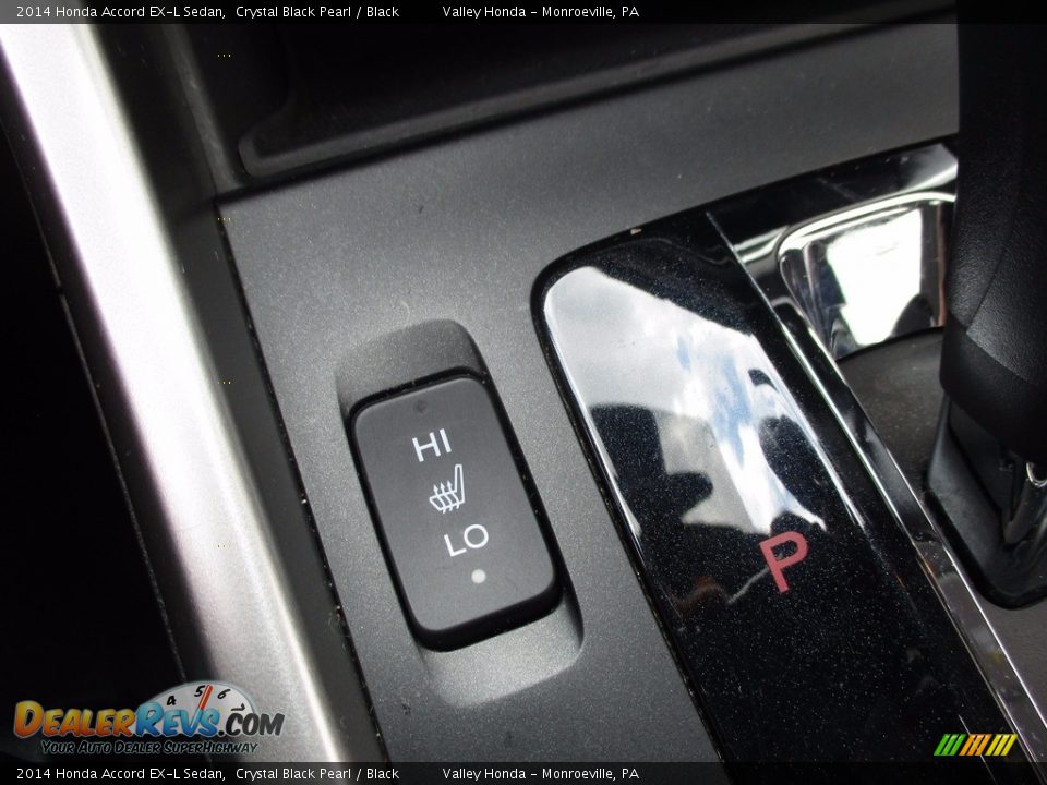 2014 Honda Accord EX-L Sedan Crystal Black Pearl / Black Photo #16