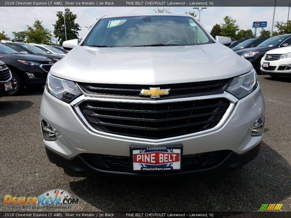 2018 Chevrolet Equinox LT AWD Silver Ice Metallic / Jet Black Photo #2