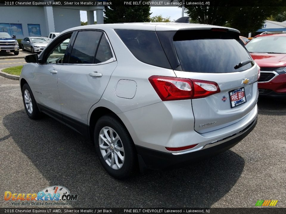 2018 Chevrolet Equinox LT AWD Silver Ice Metallic / Jet Black Photo #4
