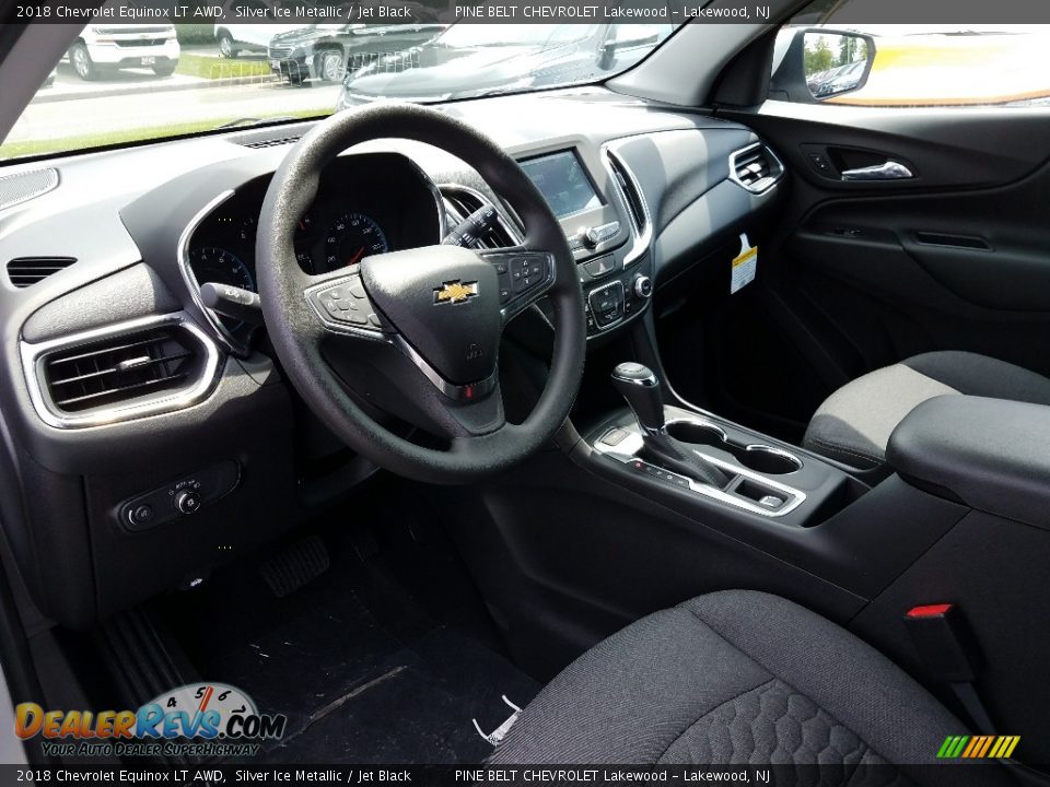 2018 Chevrolet Equinox LT AWD Silver Ice Metallic / Jet Black Photo #7