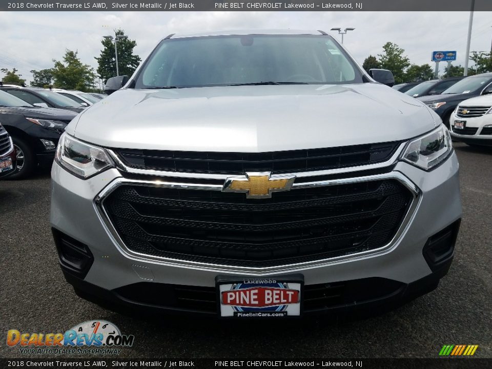 2018 Chevrolet Traverse LS AWD Silver Ice Metallic / Jet Black Photo #2