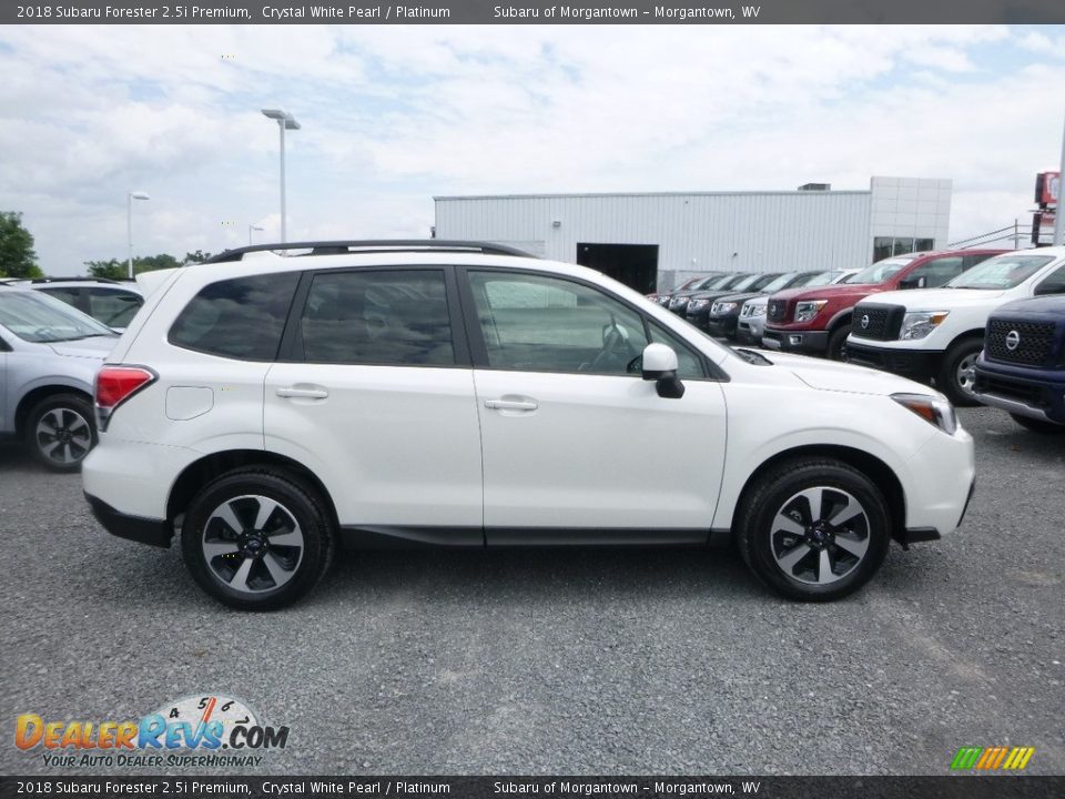 2018 Subaru Forester 2.5i Premium Crystal White Pearl / Platinum Photo #3