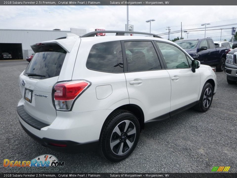 2018 Subaru Forester 2.5i Premium Crystal White Pearl / Platinum Photo #4