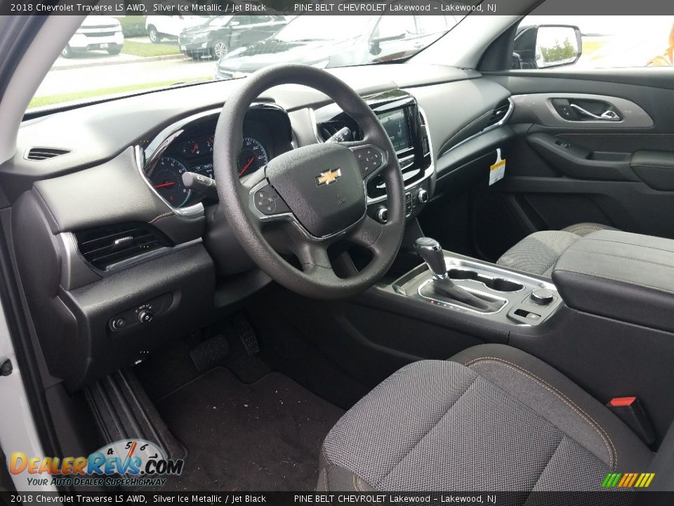 2018 Chevrolet Traverse LS AWD Silver Ice Metallic / Jet Black Photo #7
