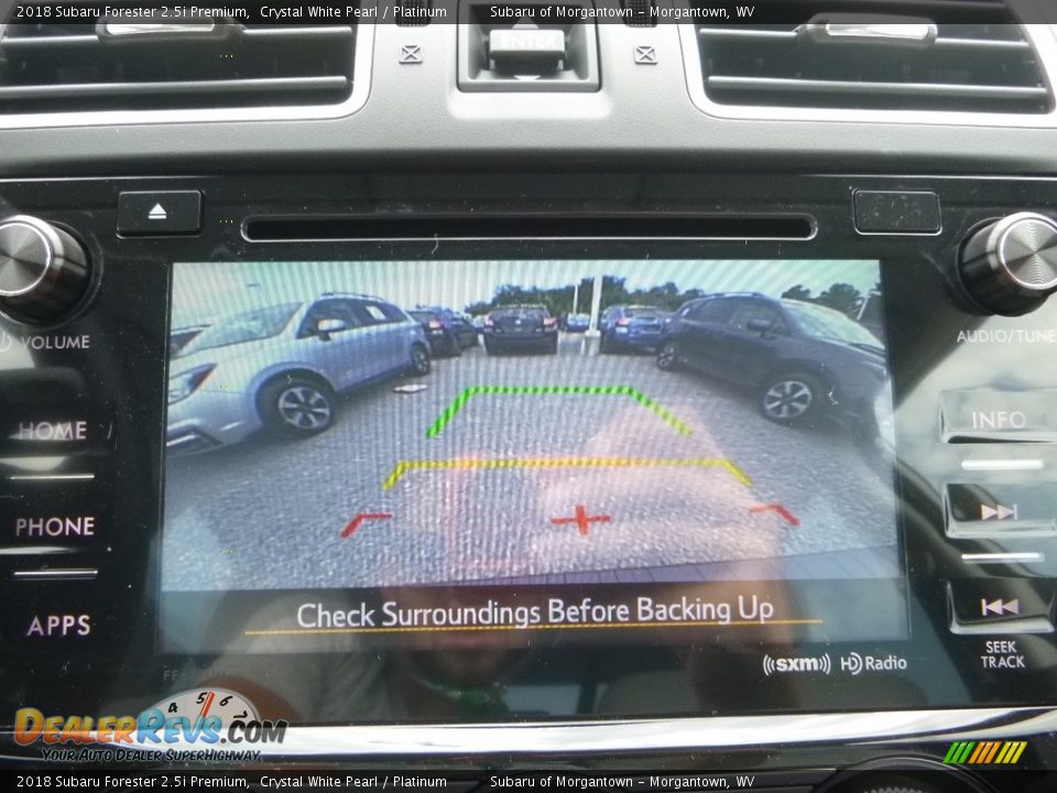 2018 Subaru Forester 2.5i Premium Crystal White Pearl / Platinum Photo #19