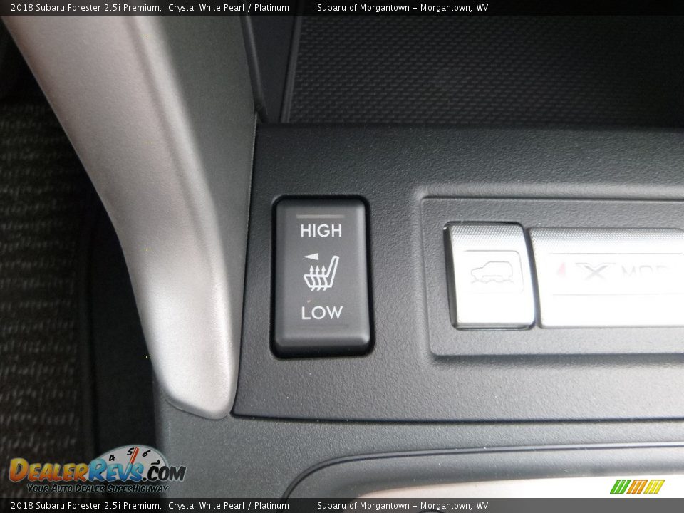 2018 Subaru Forester 2.5i Premium Crystal White Pearl / Platinum Photo #20