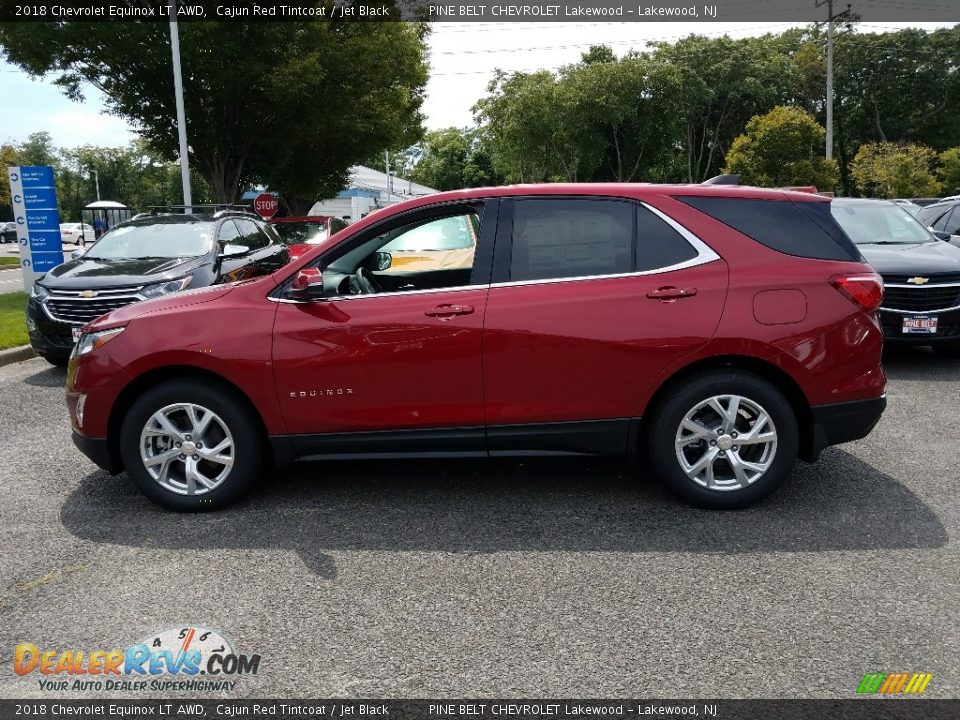 2018 Chevrolet Equinox LT AWD Cajun Red Tintcoat / Jet Black Photo #3