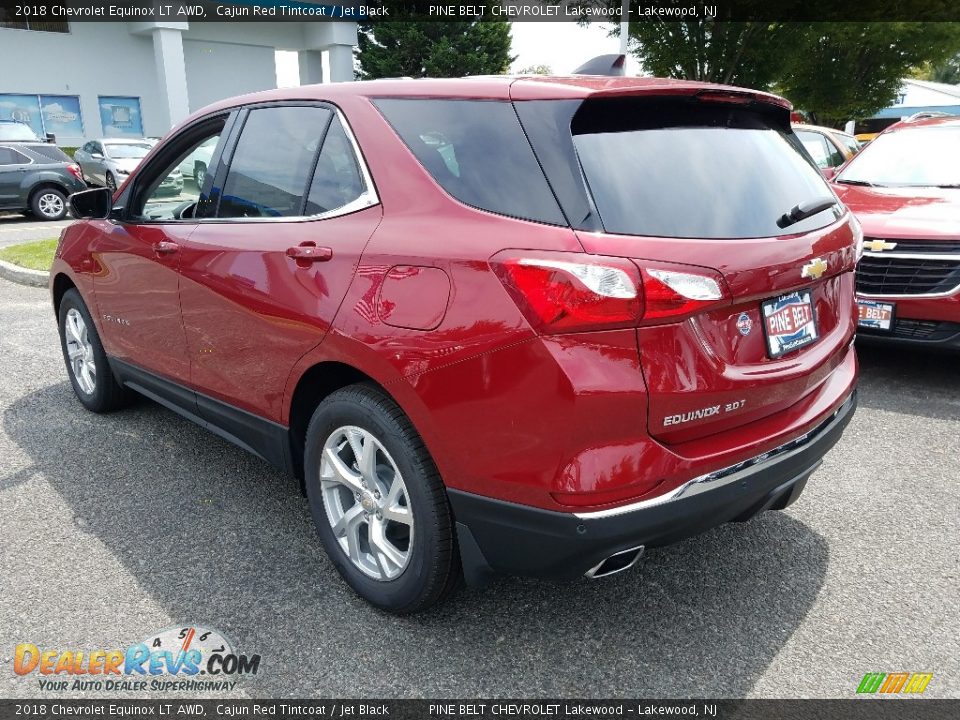 2018 Chevrolet Equinox LT AWD Cajun Red Tintcoat / Jet Black Photo #4