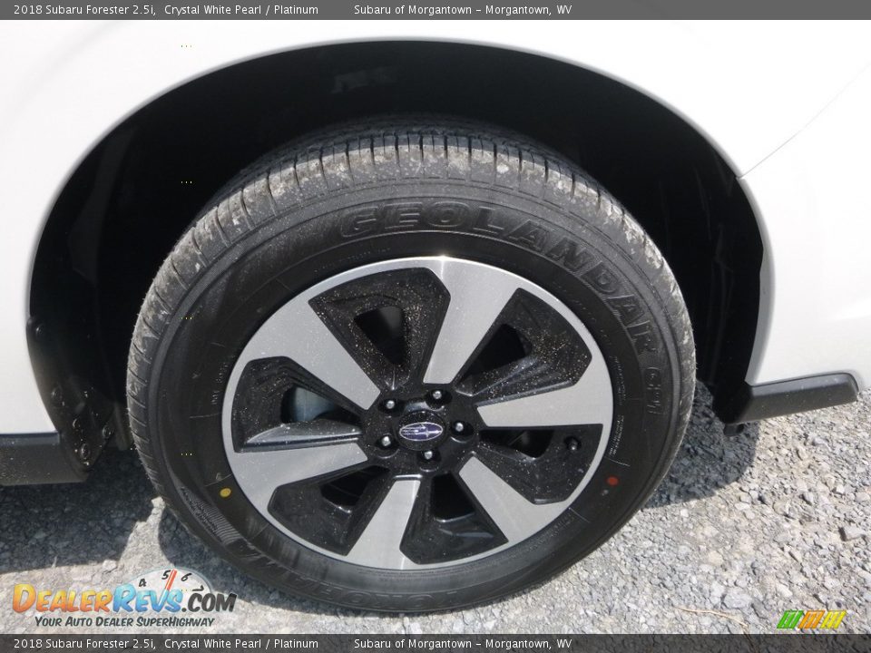 2018 Subaru Forester 2.5i Crystal White Pearl / Platinum Photo #2