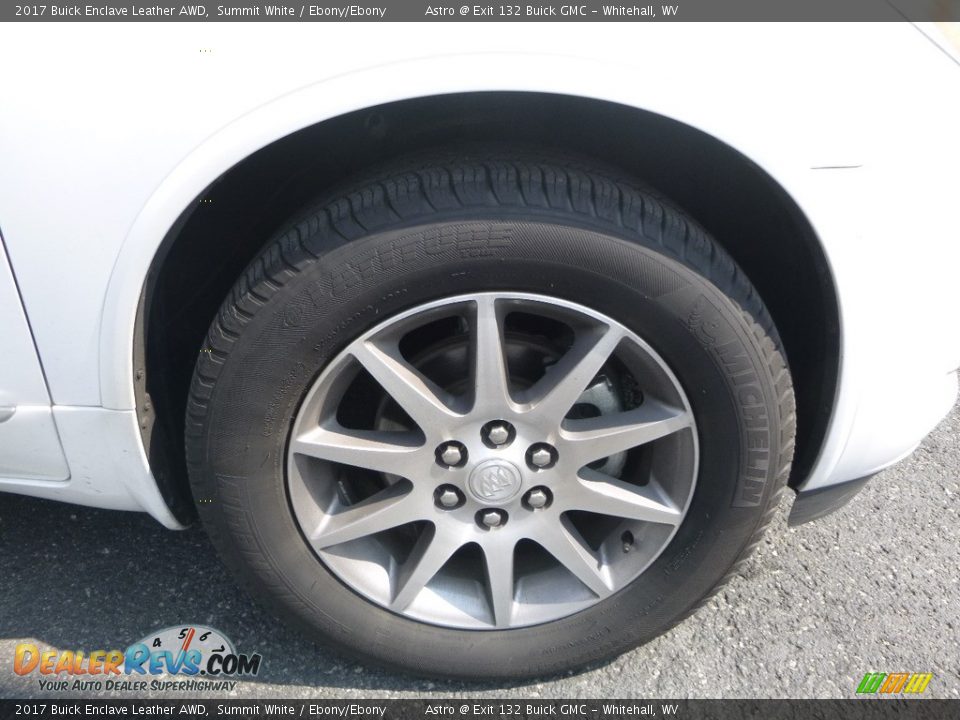 2017 Buick Enclave Leather AWD Summit White / Ebony/Ebony Photo #2