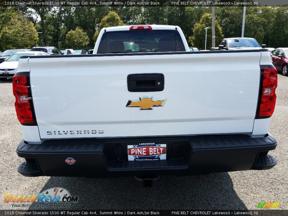 2018 Chevrolet Silverado 1500 WT Regular Cab 4x4 Summit White / Dark Ash/Jet Black Photo #5
