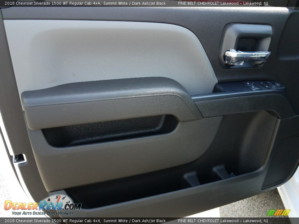 2018 Chevrolet Silverado 1500 WT Regular Cab 4x4 Summit White / Dark Ash/Jet Black Photo #8