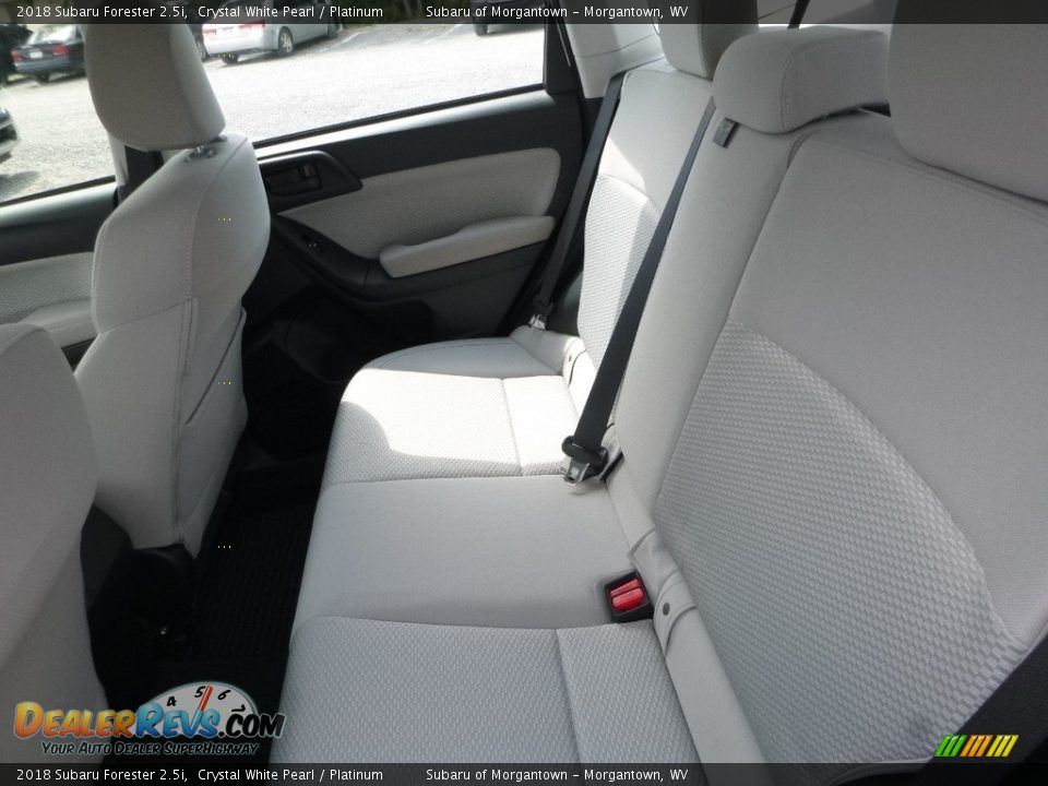 2018 Subaru Forester 2.5i Crystal White Pearl / Platinum Photo #13