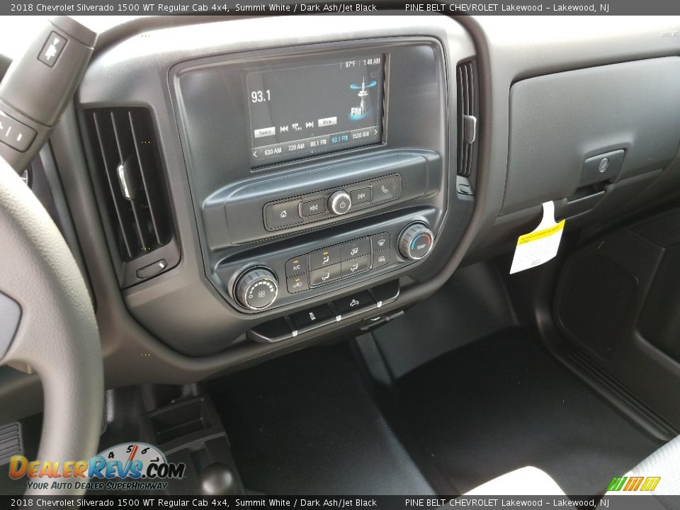 2018 Chevrolet Silverado 1500 WT Regular Cab 4x4 Summit White / Dark Ash/Jet Black Photo #10