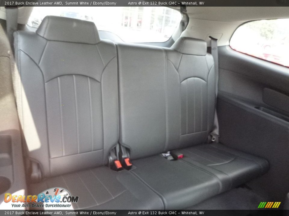 2017 Buick Enclave Leather AWD Summit White / Ebony/Ebony Photo #13