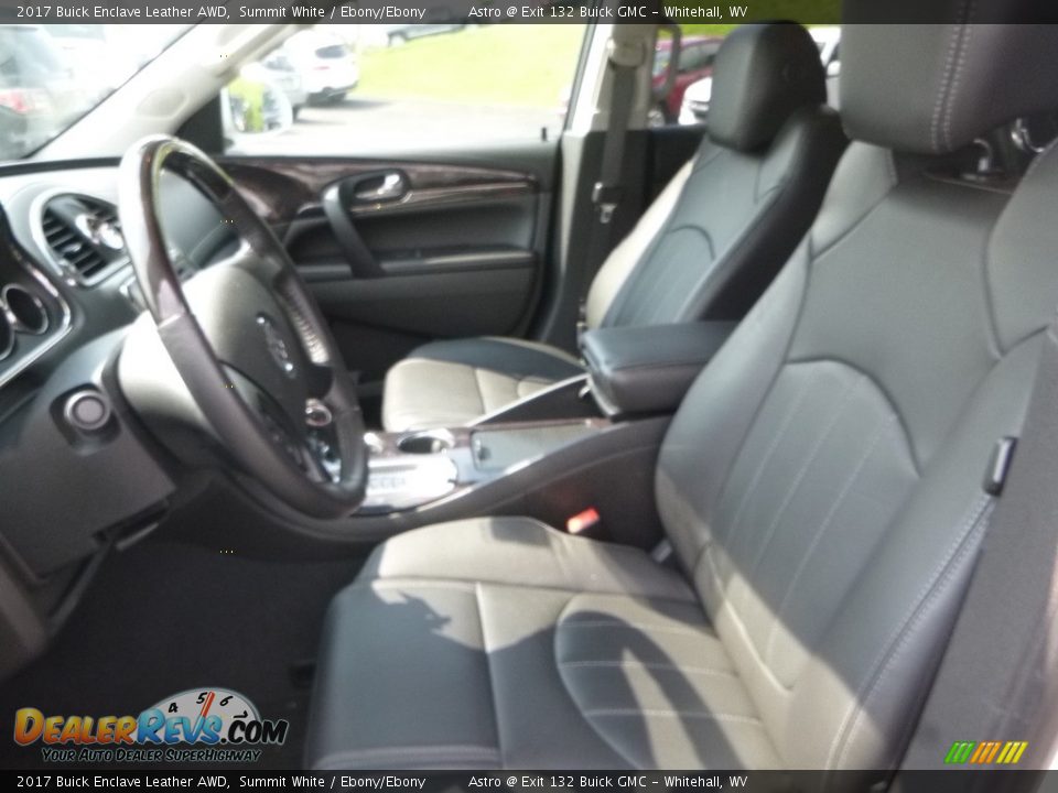 2017 Buick Enclave Leather AWD Summit White / Ebony/Ebony Photo #14