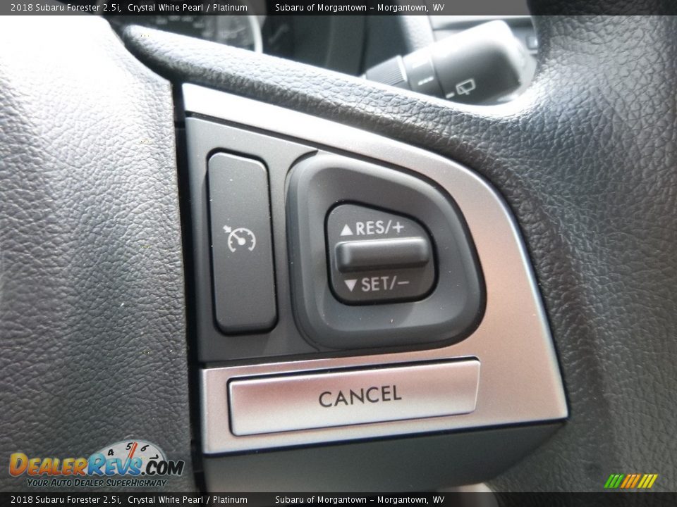 2018 Subaru Forester 2.5i Crystal White Pearl / Platinum Photo #19