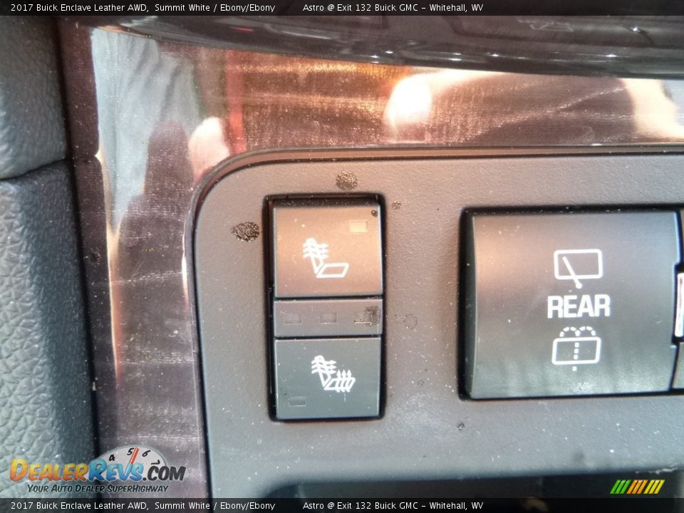 2017 Buick Enclave Leather AWD Summit White / Ebony/Ebony Photo #19