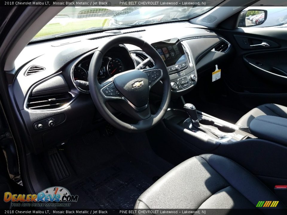 2018 Chevrolet Malibu LT Mosaic Black Metallic / Jet Black Photo #7