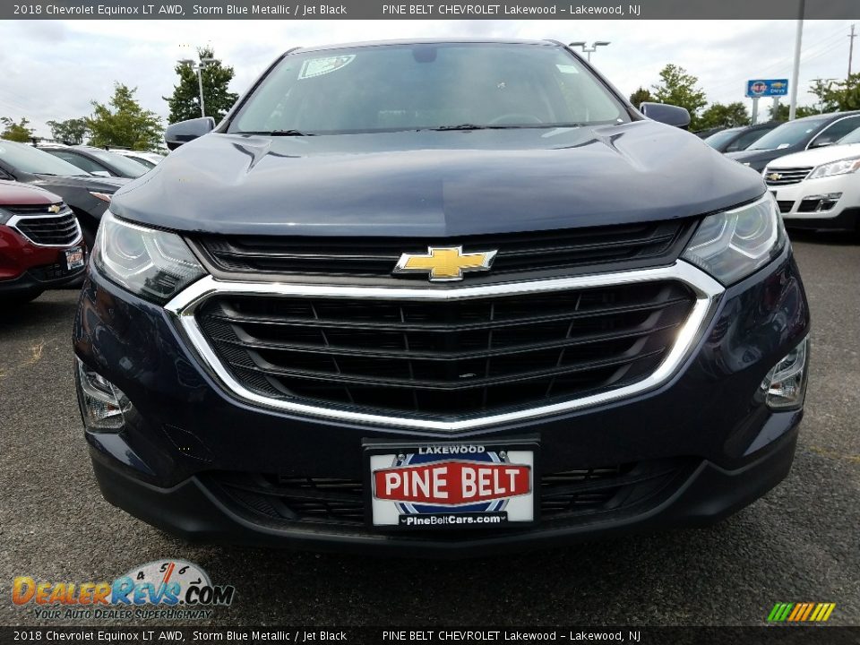 2018 Chevrolet Equinox LT AWD Storm Blue Metallic / Jet Black Photo #2