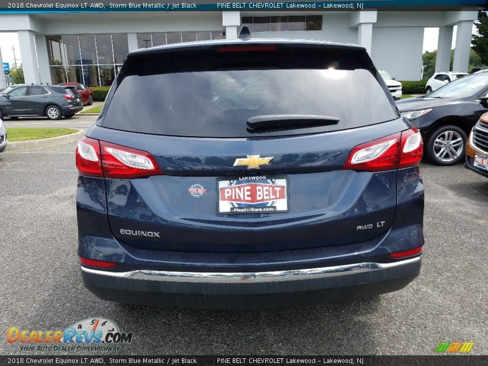 2018 Chevrolet Equinox LT AWD Storm Blue Metallic / Jet Black Photo #5