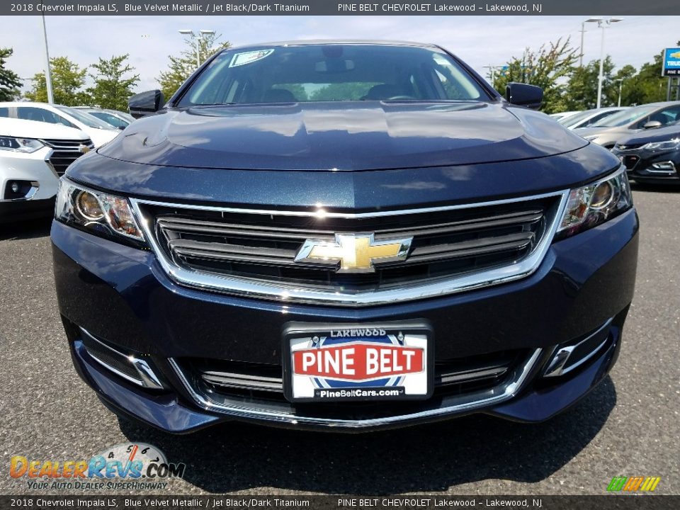 2018 Chevrolet Impala LS Blue Velvet Metallic / Jet Black/Dark Titanium Photo #2