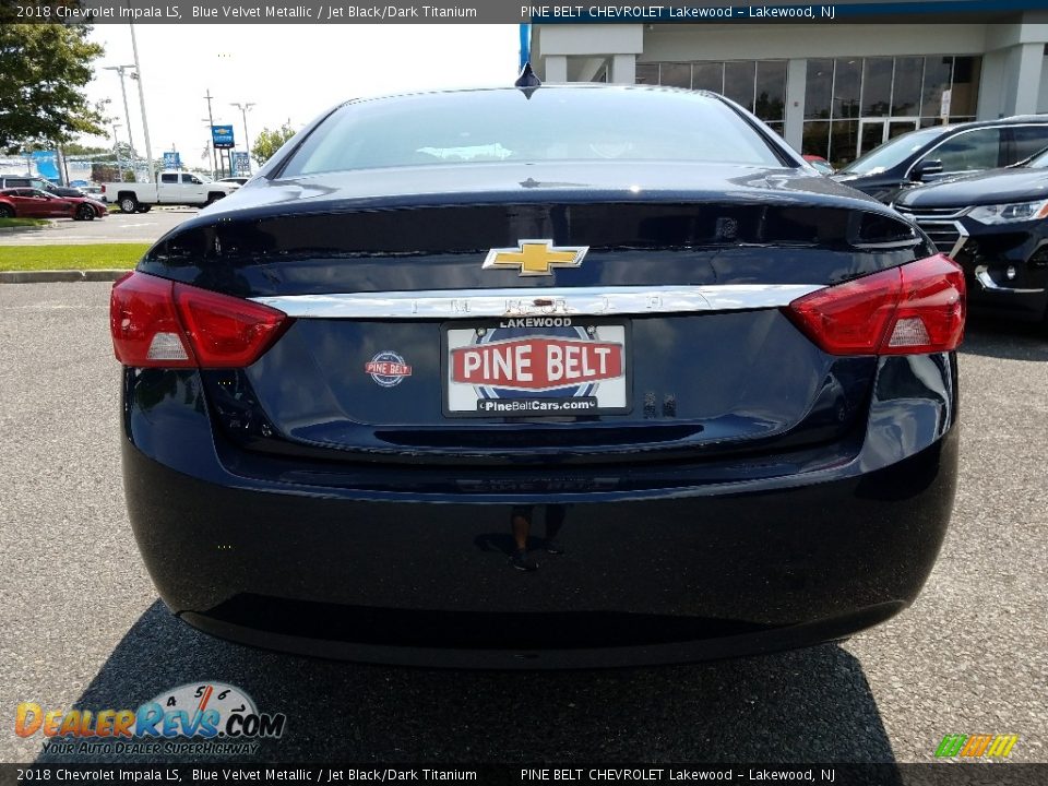 2018 Chevrolet Impala LS Blue Velvet Metallic / Jet Black/Dark Titanium Photo #5