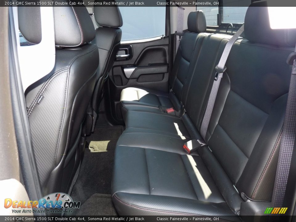 2014 GMC Sierra 1500 SLT Double Cab 4x4 Sonoma Red Metallic / Jet Black Photo #8