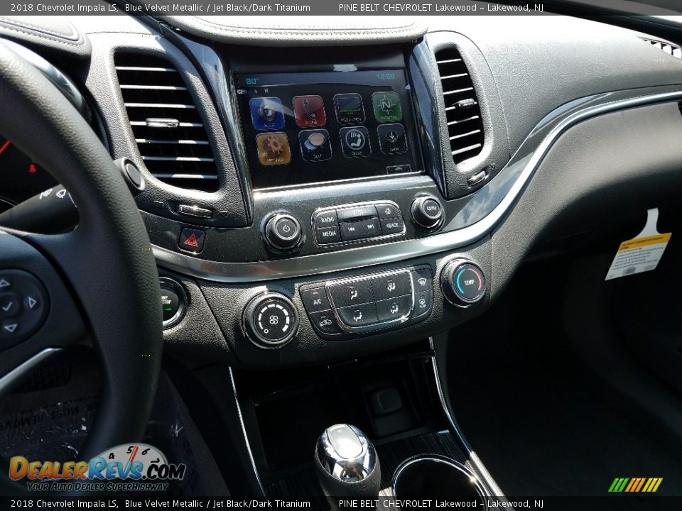 2018 Chevrolet Impala LS Blue Velvet Metallic / Jet Black/Dark Titanium Photo #10