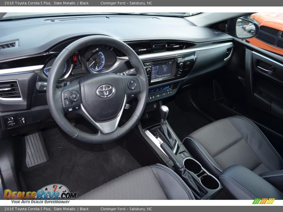 2016 Toyota Corolla S Plus Slate Metallic / Black Photo #10