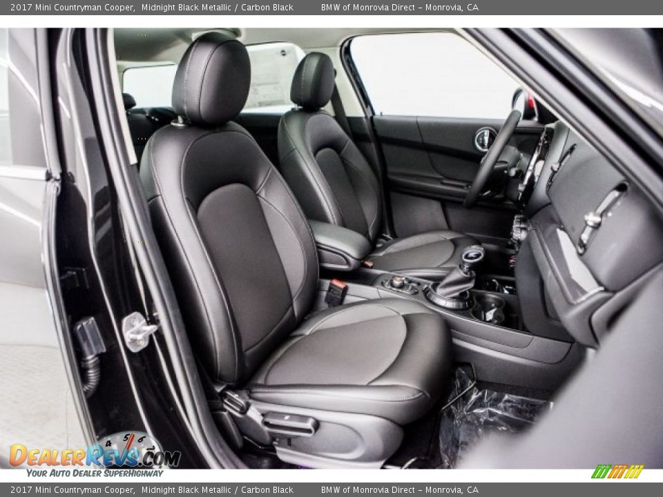 2017 Mini Countryman Cooper Midnight Black Metallic / Carbon Black Photo #2