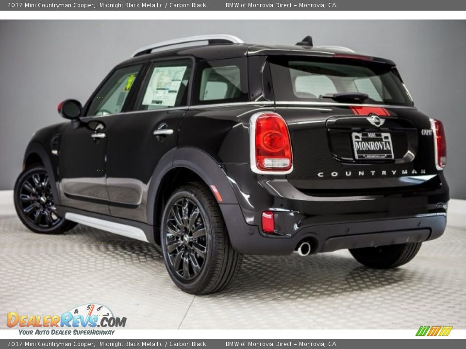 2017 Mini Countryman Cooper Midnight Black Metallic / Carbon Black Photo #3