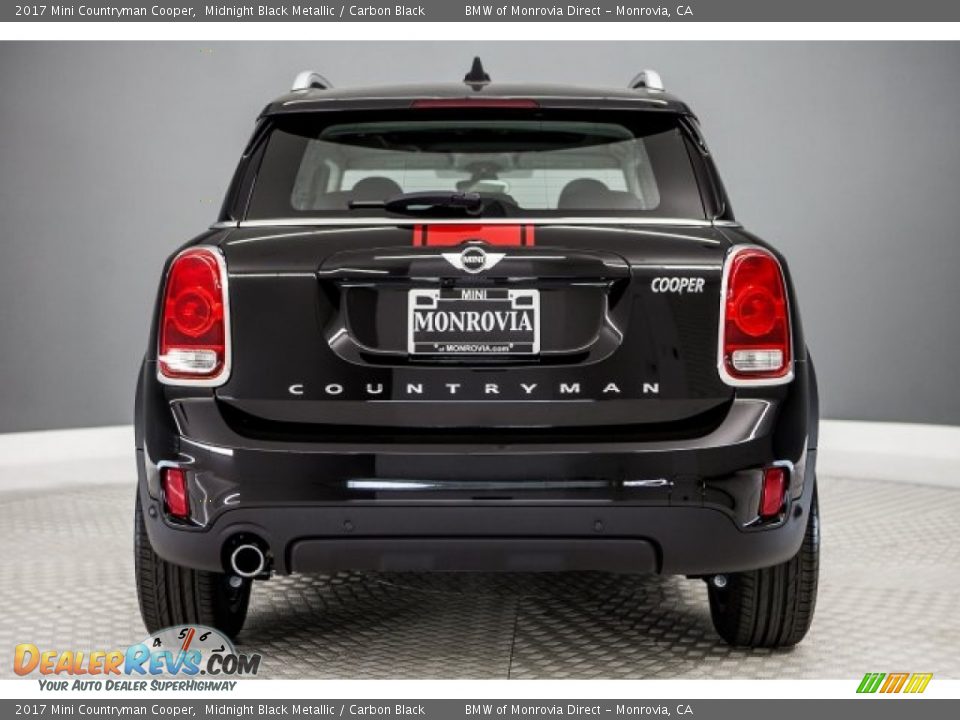 2017 Mini Countryman Cooper Midnight Black Metallic / Carbon Black Photo #4