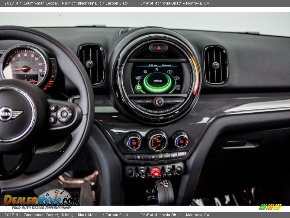 2017 Mini Countryman Cooper Midnight Black Metallic / Carbon Black Photo #6