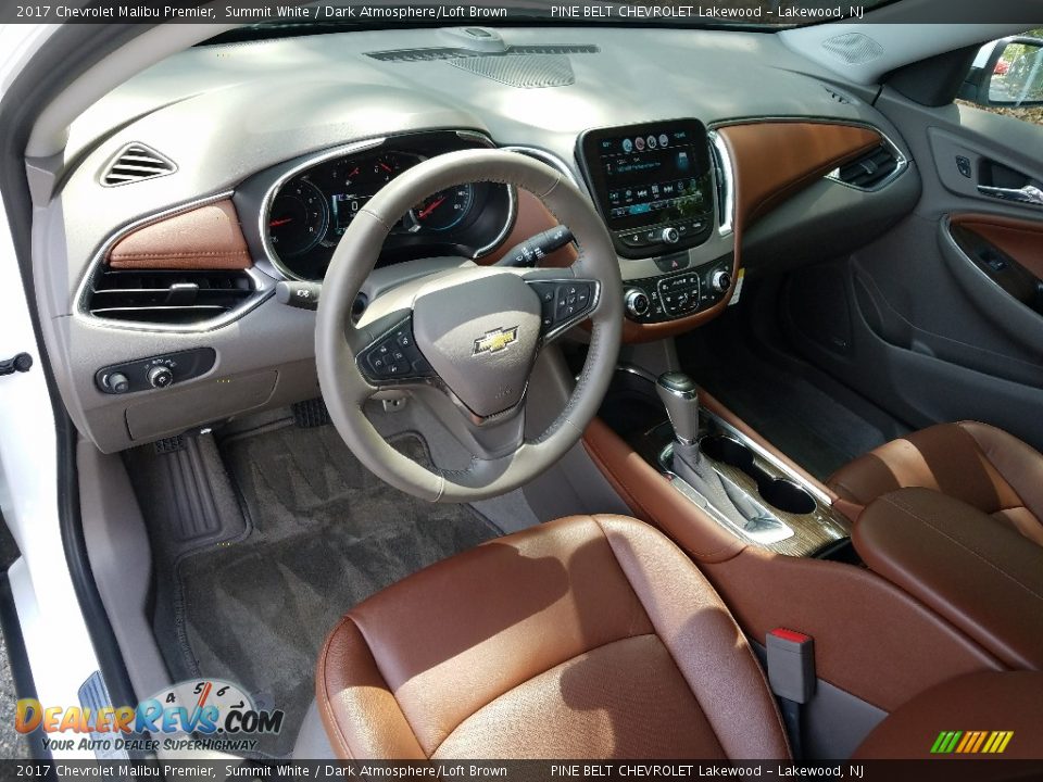 2017 Chevrolet Malibu Premier Summit White / Dark Atmosphere/Loft Brown Photo #7
